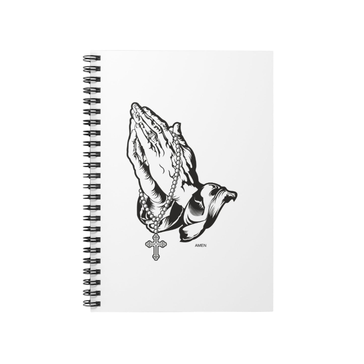 Praying Hands Spiral Notebook