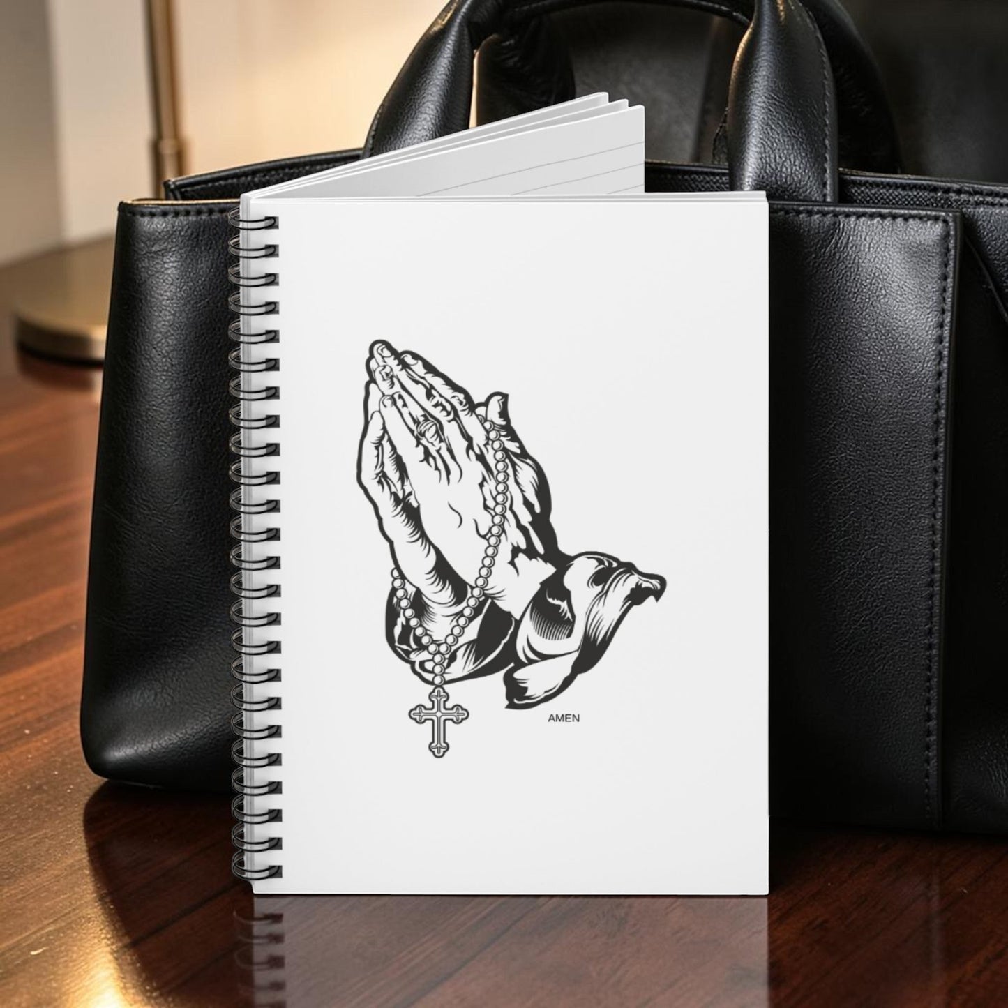 Praying Hands Spiral Notebook