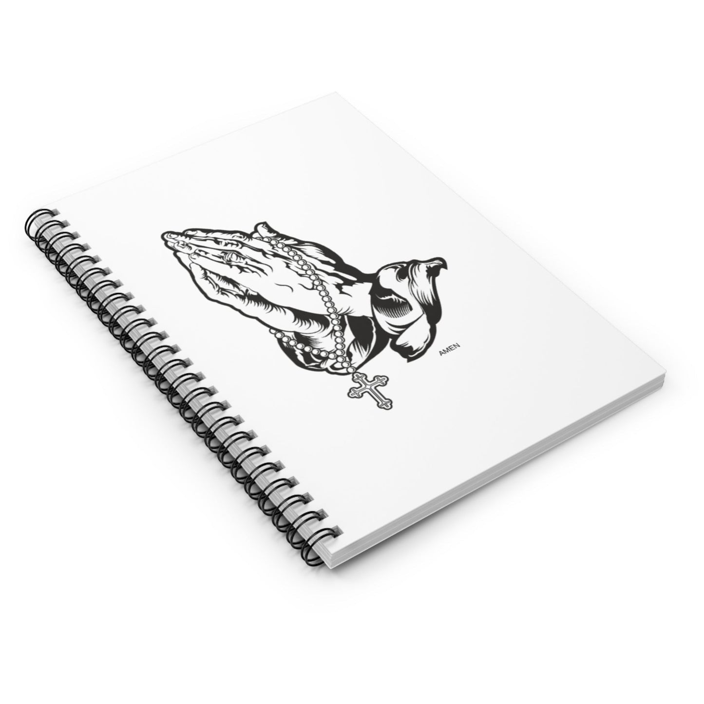 Praying Hands Spiral Notebook