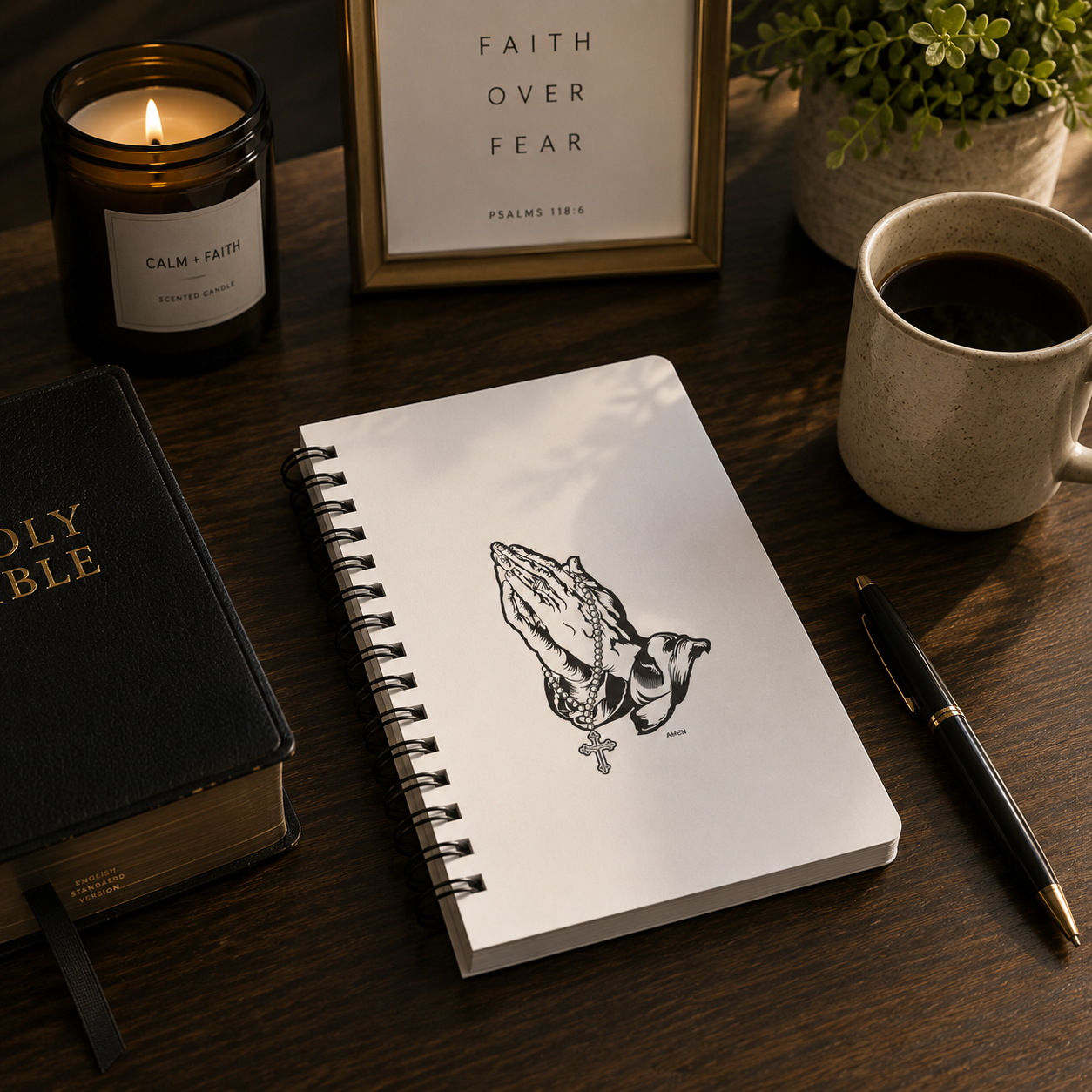 Prayer Journal for Religious Prayer & Faith Notes