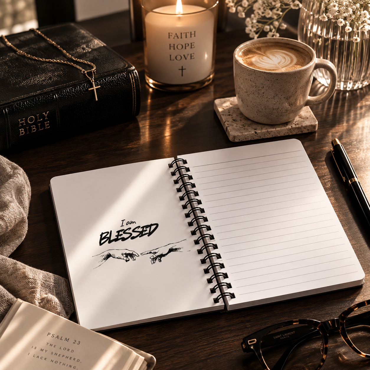 Prayer Journal for Religious Prayer & Faith Notes
